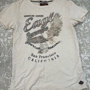 Esprit Y2K Off-White Eagle Graphic Tee